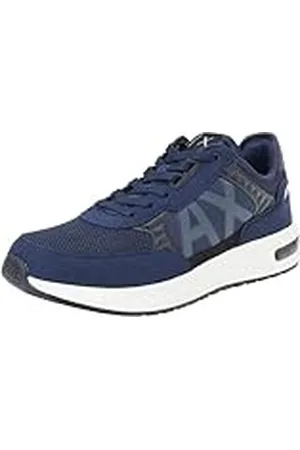 Armani Exchange Dusseldorf sneakers voor heren met geometrische motieven, , 44 EU