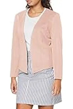 ONLY Vrouwelijke blazer kort, Roze Smoke, 38