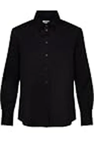 Seidensticker Damesblouse, modieuze blouse, regular fit, hemdblousekraag, lange mouwen, katoenmix, , 36