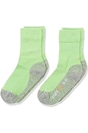 Camano Sportsokken (set van 2) voor meisjes en jongens, groen (Green Flash 80), 39-42