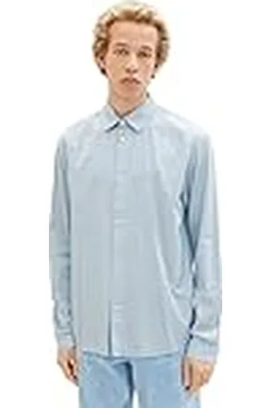 TOM TAILOR TOM TAILOR-denim Denim Relaxed fit herenoverhemd met strepen