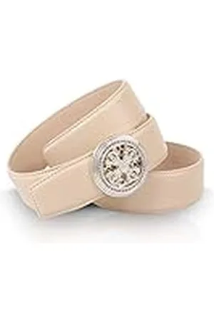 Anthoni Crown Ledergürtel riem voor dames, , 80