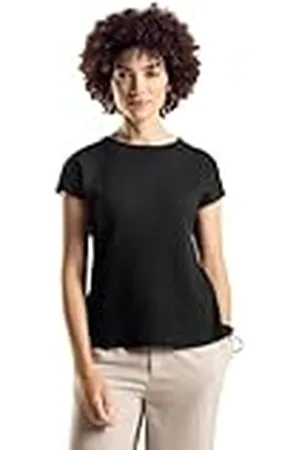 Street one Shirt in gebreide look, , 38