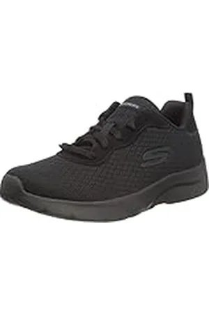 Skechers Dynamight 2.0 Eye Sneakers voor dames, Zwart Mesh Durabuck Trim, 41 EU