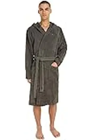 Tommy Hilfiger Badjas met capuchon voor heren, magnet, M