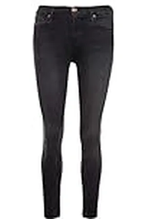 True Religion Dames hal Light Black Skinny jeans