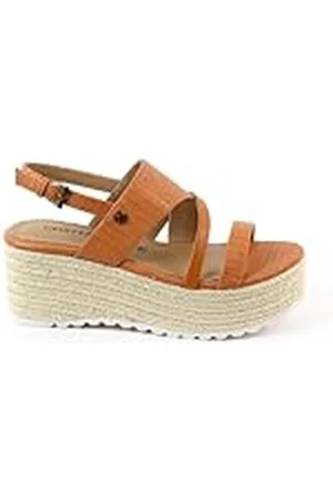 Chattawak Dames 13BRITSORANGE41 sandalen met hak, , 41 EU, , 41 EU
