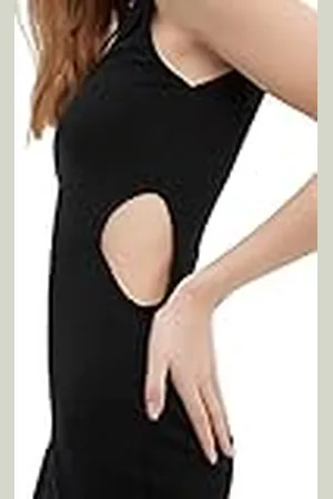 Trendyol Midi Bodycon Slim fit gebreide jurk voor dames, , M