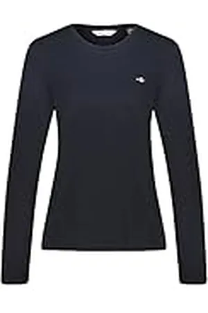 GANT Reg Shield Ls T-shirt voor dames, , M