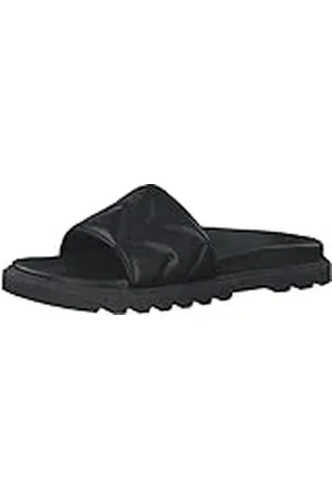 QS by s.Oliver Dames 5-5-27403-20 schuifsandalen, zwart, 41 EU, zwart, 41 EU