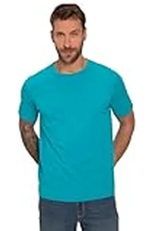 JP 1880 Heren grote maten grote maten Menswear L-8XL T-shirts, basic, 2-pack, ronde hals, tot 8XL 702637, , 4XL