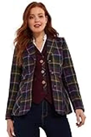 Joe Browns Damesmode Heritage geruite mix en match jas, regular fit, , EU 42, , 34