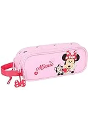 Safta Minnie Mouse NAIVE Etui voor kinderen, ideaal voor kinderen op schoolleeftijd, comfortabel en veelzijdig, kwaliteit en duurzaamheid, 21 x 6 x 8 cm, , M, Casual