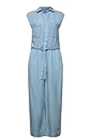 ESPRIT Dames 053EO1L301 overalls, 903/BLUE Light WASH, 40, , 40