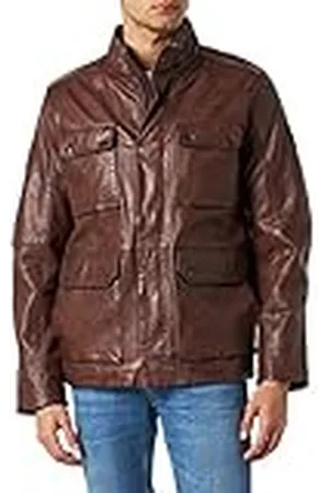 Camel Active Leren herenblouson, , 58