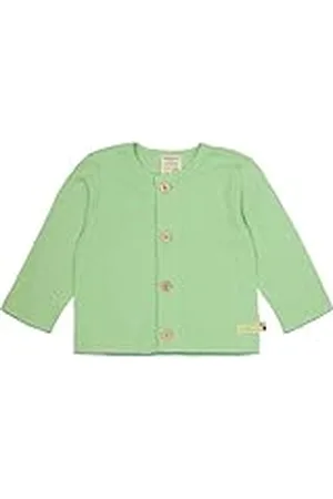 loud + proud Unisex kinderen van Derby Rib, van biologisch katoen, GOTS-gecertificeerde jas, , 74-80