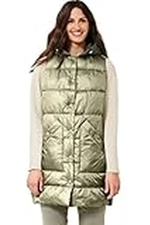 CECIL Dames B220126 gewatteerd vest, olijf Oil Green, XS, , XS