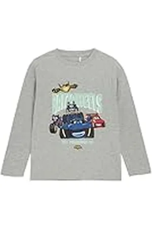 Minymo Jongens T-shirt met lange mouwen met Batwheels-opdruk, , 98 cm