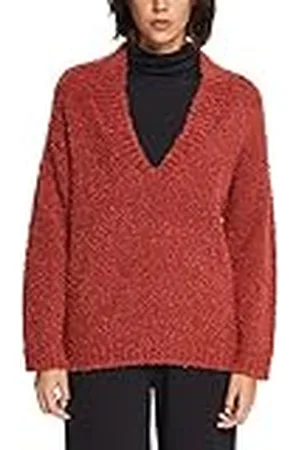 ESPRIT Dames 092EE1I301 trui, 805/TERRACOTTA, S