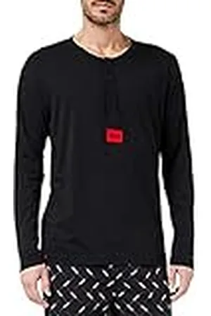 HUGO BOSS Boss Heren Hero Henley Longsleeve, , XL
