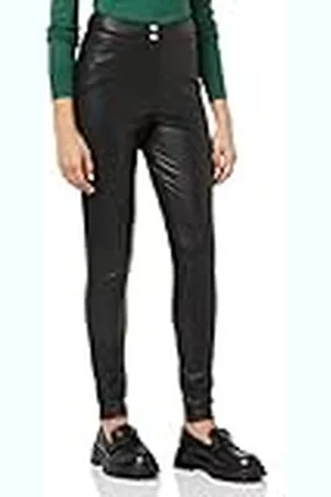 ONLY Dames ONLJESSIE Faux Leather Zip Pant CC OTW Leggings, , S