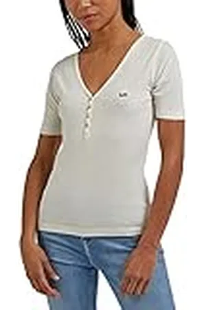 Lee Dames Ss Henley T-shirt, , XS