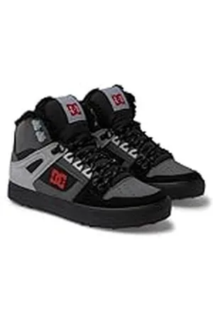 Dcshoes Pure HIGH-TOP WC WNT Sneakers voor heren, grijs/zwart/rood, 41 EU, , 41 EU