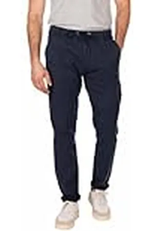 NZA Nappa broek, tricot traditional, marineblauw, W34, heren, , 34W