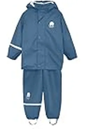CeLaVi Uniseks baby tweedelig regenpak, navy, 100