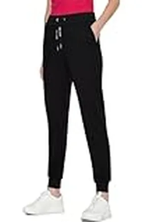 Armani Exchange A|X dames joggingbroek met cirkellogo trainingsbroek, , klein