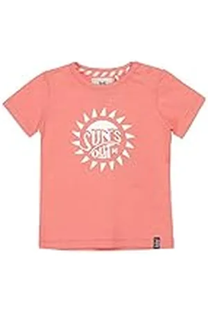 Koko Jongens T-shirt oranje rood shirt, Faded Coral, 86