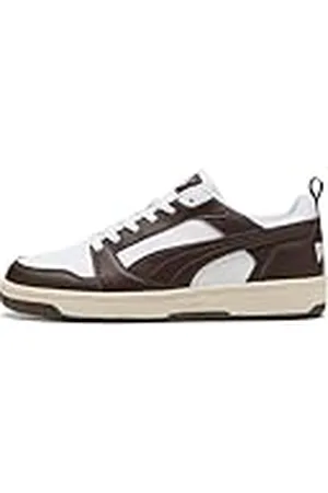 PUMA Unisex Rebound V6 lage Sneaker, wit-chocolade-Alpine sneeuw, 5.5 UK, Witte Chocolade Alpine Sneeuw, 38.5 EU