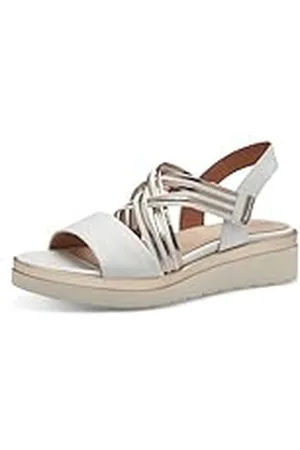 Tamaris Dames 8-88707-42 sleehak, Wit Roségoud, 41 EU Breed