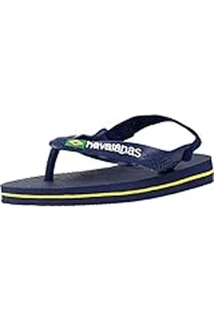 Havaianas Unisex babyslipper, marineblauw citrusgeel, 5 VK