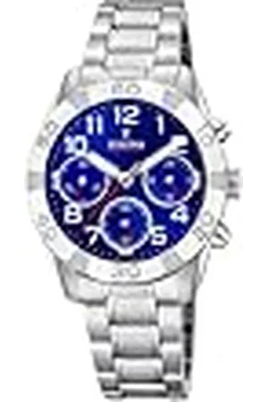 Festina Jongens-chronograaf kwartshorloge met roestvrij stalen armband F20345/2, , armband