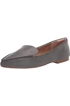 Amazon Loafer Flat, Charcoal Pu, 13 Breed