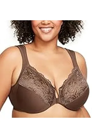 Glamorise Vrouwen Wonderwire Front-sluiting BH Onderdraad #1245, , 115C