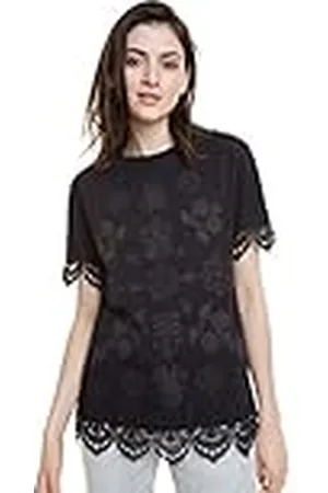 Desigual Dames Ts_gant T-shirt, zwart (negro 2000), XS