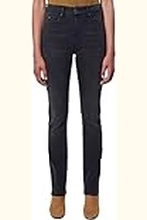 Kaporal 5 Jeans/JoggingJeans. Damesmodel Fidel-Kleur Oud Zwart-Maat 24, , 30