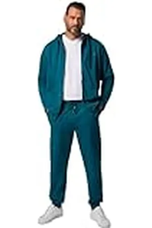JP 1880 Heren, grote maten, joggingpak, homewear, 2-delig, jas met capuchon en broek, tot maat 8XL, , 4XL