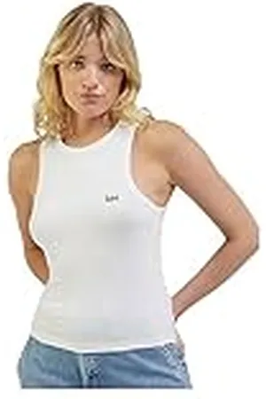 Lee Dames Ribbed Tank T-Shirt, , S