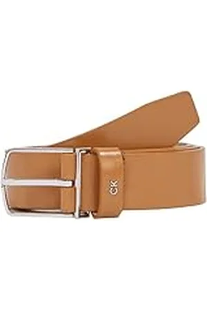 Calvin Klein Dames CK moet vierkante gesp 3CM K60K612669 vaste riem, , 75, , 75