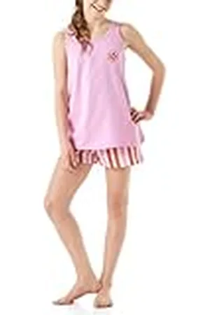 Schiesser Meisjespyjama set korte 100% biologisch katoen maat 176 pyjamaset, roze_180958, 140, , 140 cm