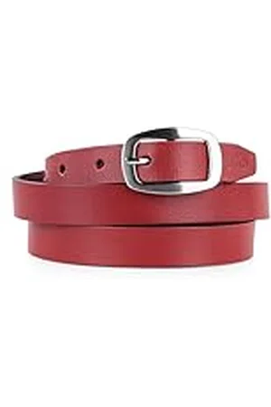 Lois Leer Belt voor Dames - Prachtig Ontworpen Riem Dames - Duurzaam en Topkwaliteit Damesleer Riem Gesp - Echt Damesleer Elastische Riem Zonder Gesp - Lederen Riem Perfect Ontwerp voor Elke O