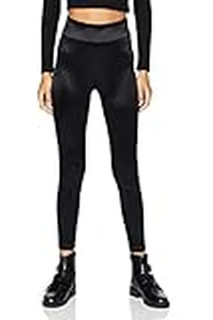 Urban classics Glanzende legging met hoge taille voor dames, , 5XL slank