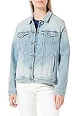 7 for all Mankind Dames MODERN Trucker Luxe Vintage Dream Time JACKE, Light Blue, Large