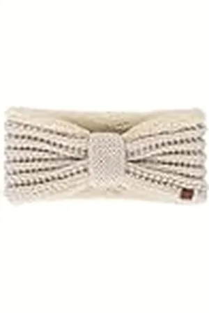 Bickley+Mitchell Chunky Cable Headband Hoofdband, Linen, één maat voor meisjes, , Eén maat