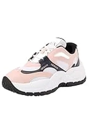 Armani Exchange Dames Vedder, Chunky Sole, overall Logo Sneakers, , 37.5 EU