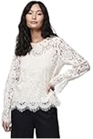 Y.A.S Y.A.S perla Ls Lace Top S. Noos, , XL
