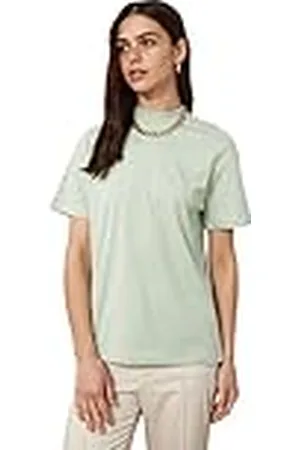 Trendyol Dames Mint Basic Steep Collar Gebreide T-Shirt, M